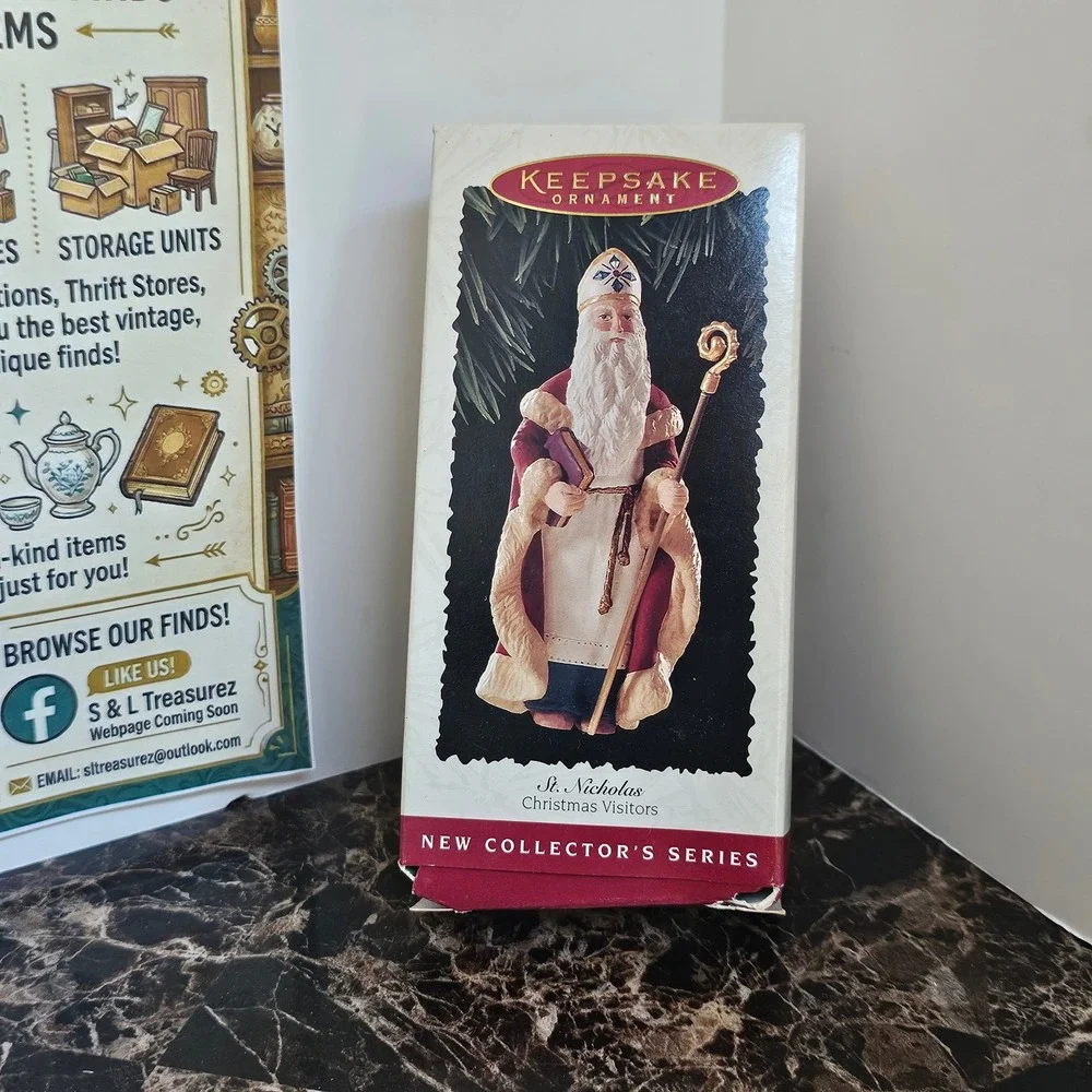 Hallmark Keepsake Ornament 1995 St Nicholas Christmas Visitors Series 1 QX5087